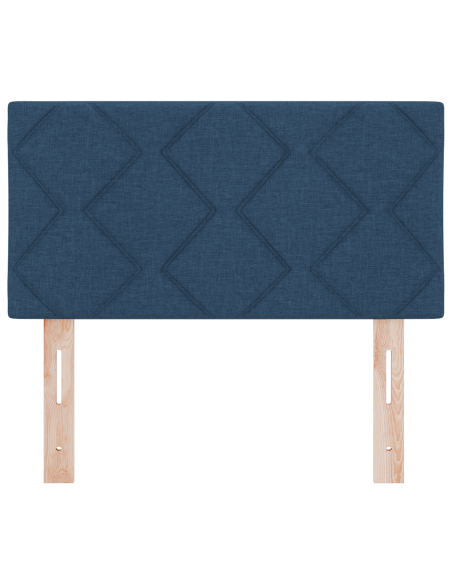 Testata LED  Design a Blocchi di Diamante Blu 80 cm Tessuto