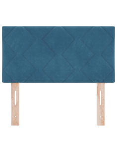 Testiera LED Blu Scuro 80 cm Pelle Sintetica