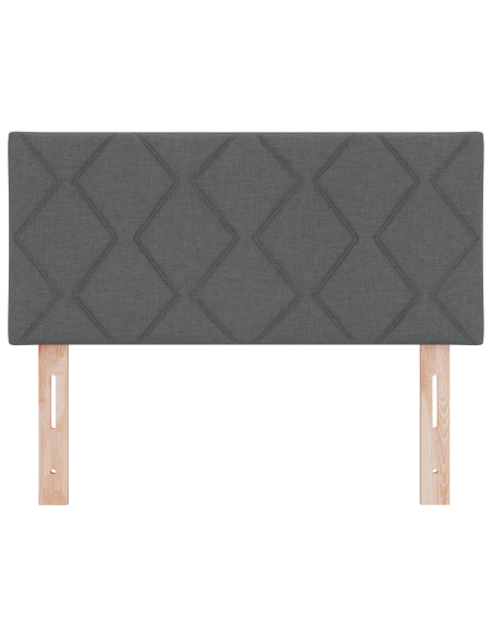 Testata a LED  Design a blocchi di diamante Grigio scuro 90 cm Tessuto