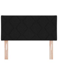 Testiera Nero 90 cm Tessuto