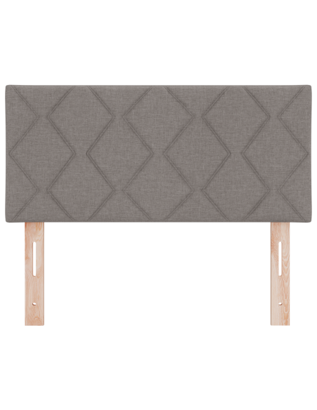 Testata LED  Design a Blocchi di Diamante Tortora 90 cm Tessuto