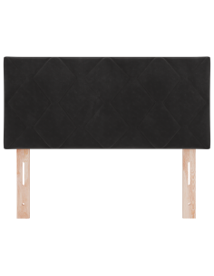 Testiera LED Nero 90 cm Pelle Sintetica