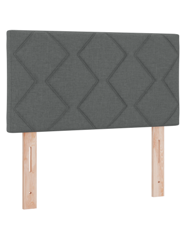 Testiera Grigio 80 cm Tessuto