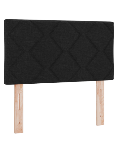 Testiera Nero 80 cm Tessuto