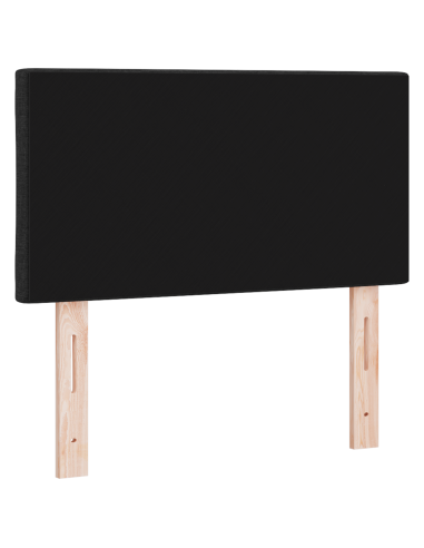 Testiera Nero 80 cm Tessuto