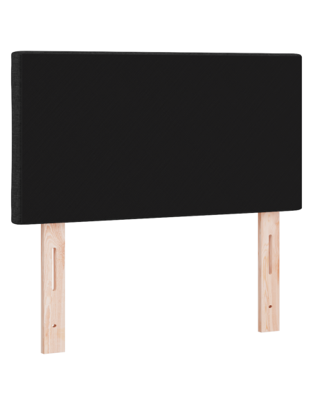 Testiera Nero 80 cm Tessuto