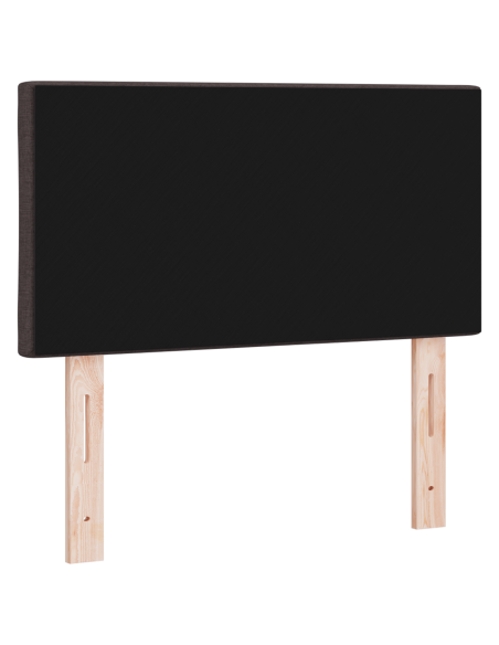 Testata LED  Design a Blocchi di Diamante Marrone Scuro 80 cm Tessuto