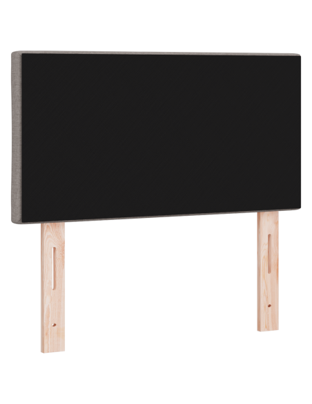 Testiera LED  Design a Blocchi di Diamante Tortora 80 cm Tessuto
