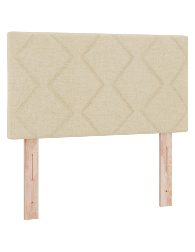 Testiera Crema 80 cm Tessuto