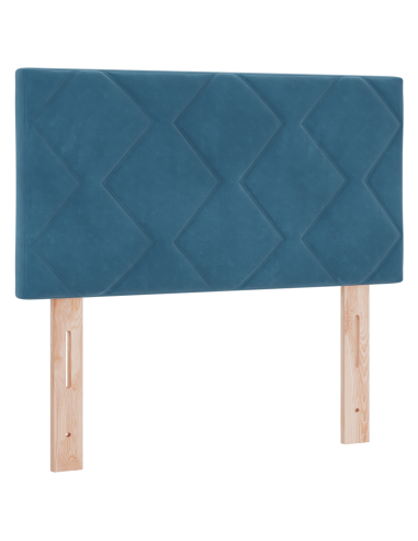 Testiera LED Blu Scuro 80 cm Pelle Sintetica