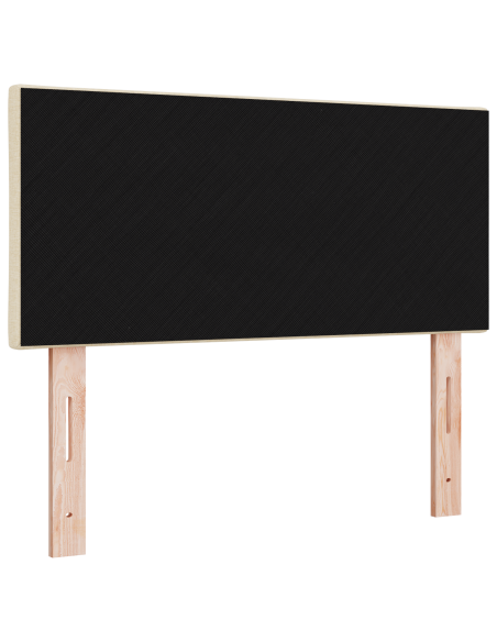 Testiera LED Design a Blocchi di Diamante Color Crema 90 cm Tessuto