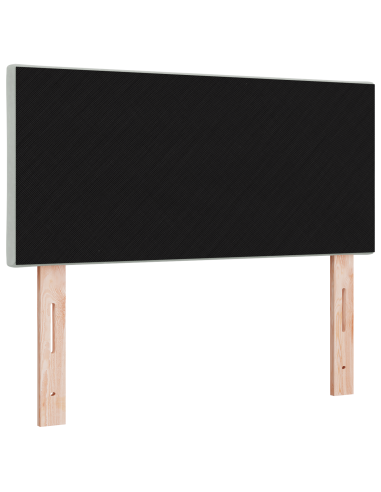 Testiera LED Grigio chiaro 90 cm Pelle Sintetica