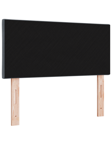 Testiera LED Grigio scuro 90 cm Pelle Sintetica