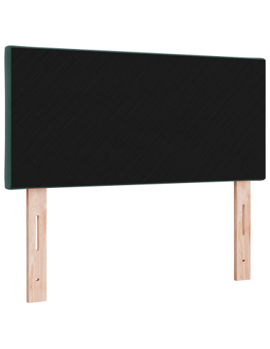 Testiera LED Verde Scuro 90 cm Pelle Sintetica