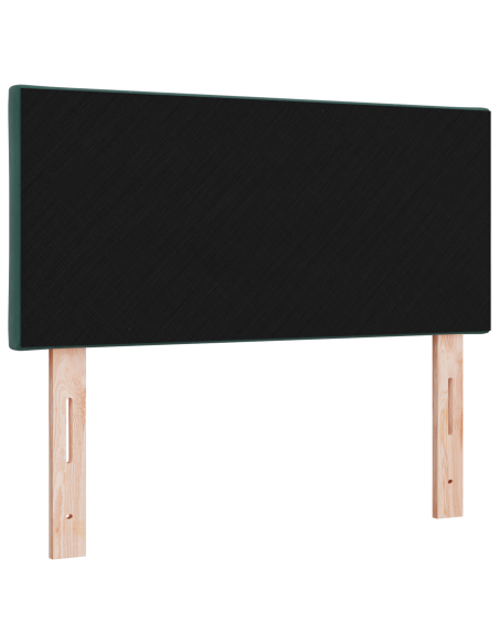 Testiera LED Verde Scuro 90 cm Pelle Sintetica