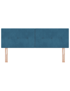 Testiera LED con luci a strisce a LED Blu 160 cm Poliestere