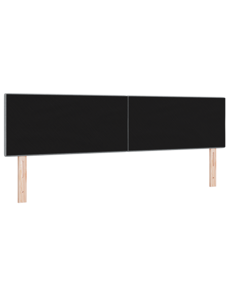 Testata LED  con bottoni trapuntati Grigio chiaro 90 cm Tessuto