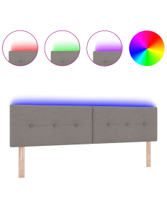 Testiera LED con luci a strisce a LED Talpa 180 cm Poliestere 2