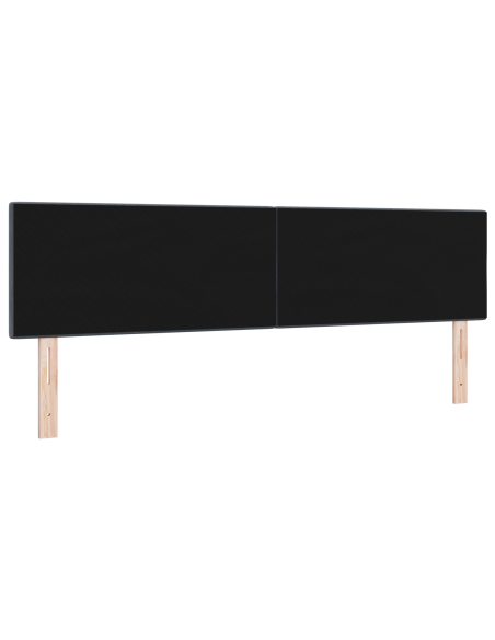 Testiera LED trapuntata grigia scura 180 cm velluto