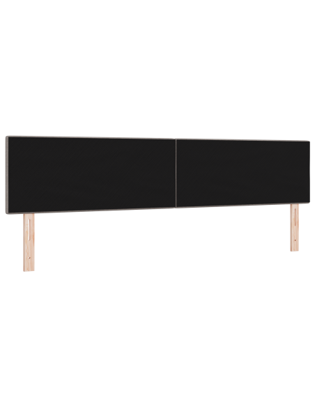 Testata LED  con bottoni trapuntati Tortora 100 cm in tessuto