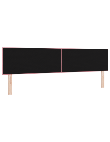 Testata LED Rosa Fattura A Bottoni 100 cm Velluto