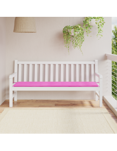 Cuscino per Panchina Rosa 150 x 50 x 3 cm Tessuto Oxford