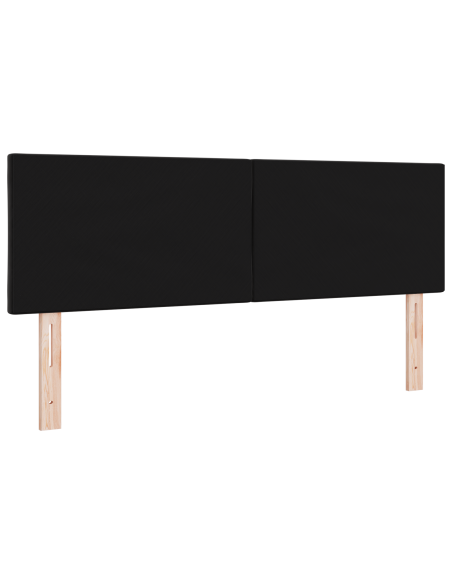 Testata LED Design a Blocchi di Diamante Nera 160 cm Velluto