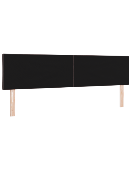 Testata LED  Design Blocchi Diamante Marrone Scuro 180 cm Tessuto