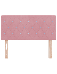 Testiera LED con luci a strisce a LED Rosa 90 cm Poliestere