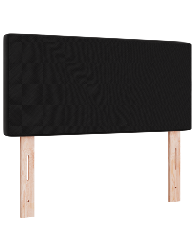 Testiera LED con luci a strisce a LED Nero 100 cm Poliestere