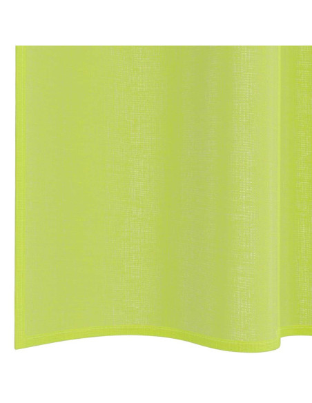 Tende in Voile con Tasche per Aste 2 pz Verde Mela