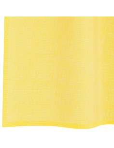 Tende in Voile con Passanti 2 pz Giallo 140x225 cm