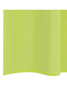 Tende in Voile con Tasche per Aste 2 pz Verde Mela