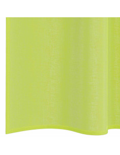 Tende in Voile con Tasche per Aste 2 pz Verde Mela
