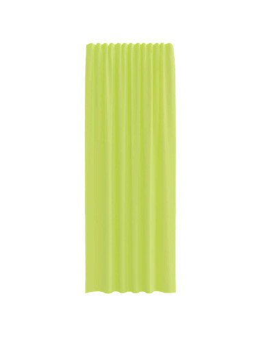 Tende in Voile con Tasche per Aste 2 pz Verde Mela