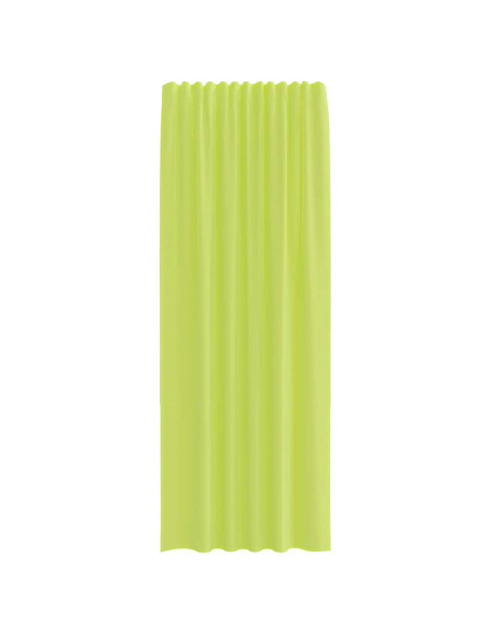 Tende in Voile con Tasche per Aste 2 pz Verde Mela