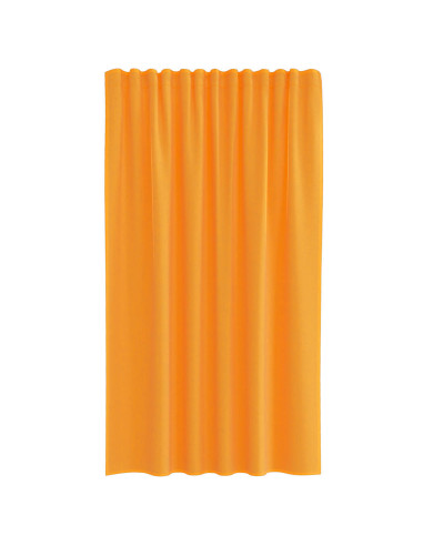 Tende in Voile con Tasche per Aste 2 pz Arancio