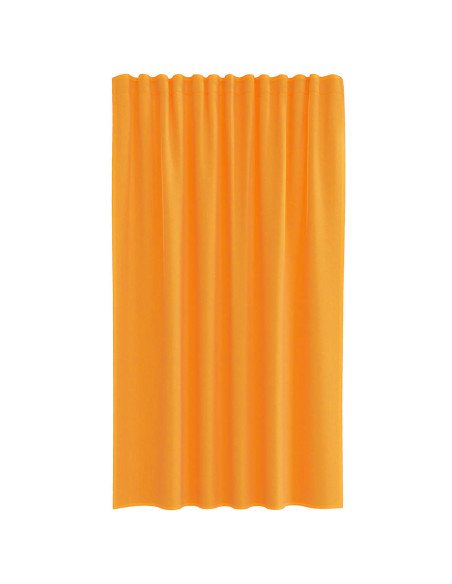Tende in Voile con Tasche per Aste 2 pz Arancio