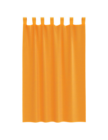 Tende in Voile con Passanti 2 pz Arancio 140x175 cm