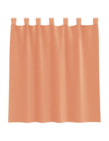 Tende in Voile con Tasche per Aste 2 pz Terracotta