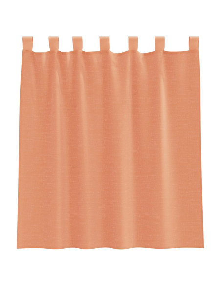 Tende in Voile con Tasche per Aste 2 pz Terracotta