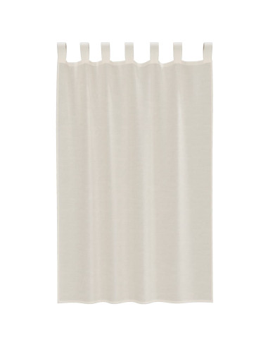 Tende in Voile con Linguetta 2 pz Crema