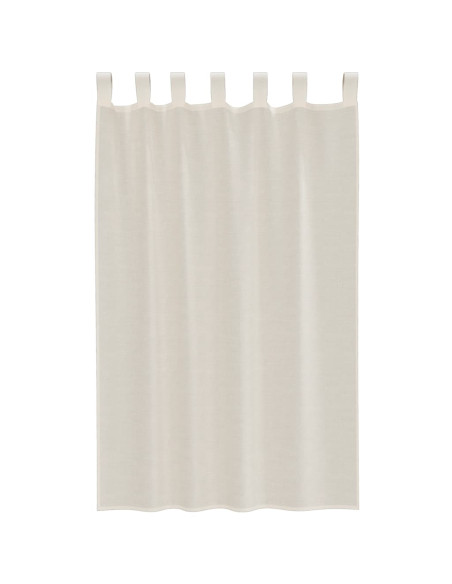 Tende in Voile con Linguetta 2 pz Crema
