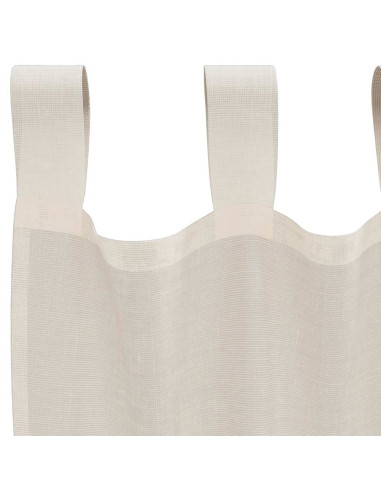 Tende in Voile con Linguetta 2 pz Crema