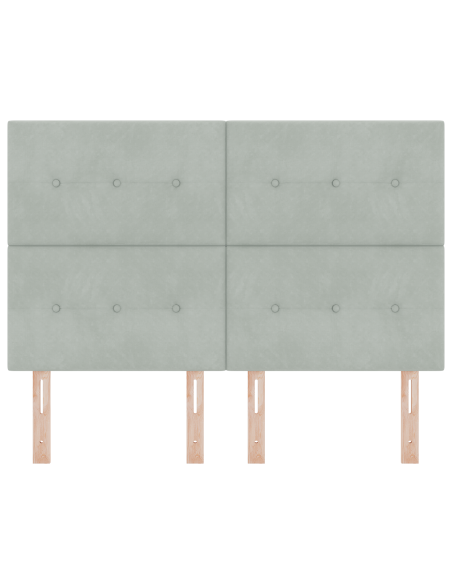 Luce per Testiera LED Grigio 80 cm Velluto