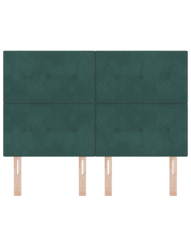 Testiera LED con luci a strisce a LED Verde 160 cm Poliestere