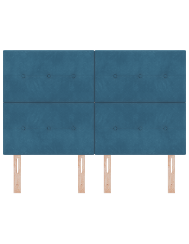 Testiera LED con luci a strisce a LED Blu 160 cm Poliestere