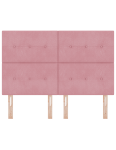 Testiera LED con luci a strisce a LED Rosa 160 cm Poliestere