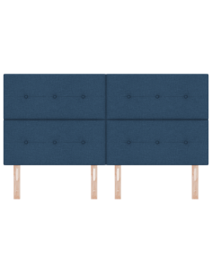 Testiera LED con luci a strisce a LED Blu 180 cm Poliestere