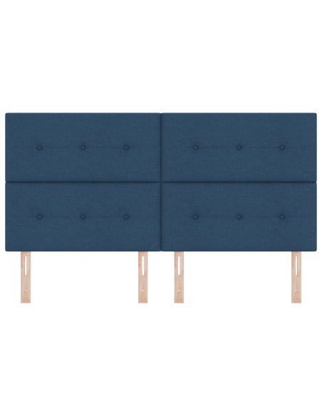 Testiera LED con luci a strisce a LED Blu 180 cm Poliestere